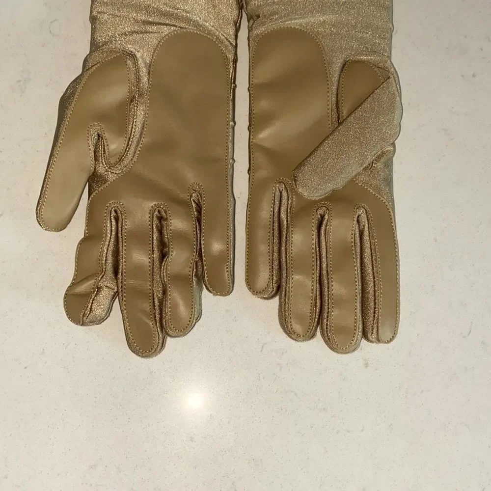 Women Sensation by Isotoner fleece lined‎ Flexible Fit gloves/NEW/Camel Color